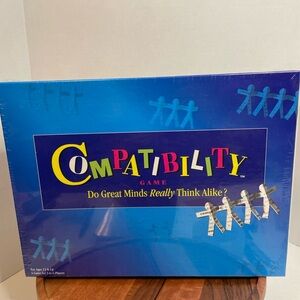 Compatibility Game - Do Great Minds Really Think Alike? - Mattel 1996 Sealed New